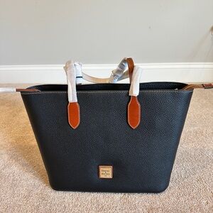 Dooney & Bourke Pebble Grain Large Tote - Black